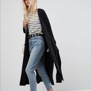 Asos edge to edge duster jacket